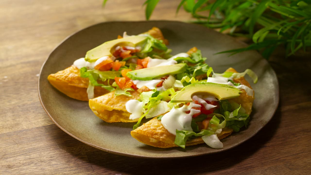 Tacos dorados de papa