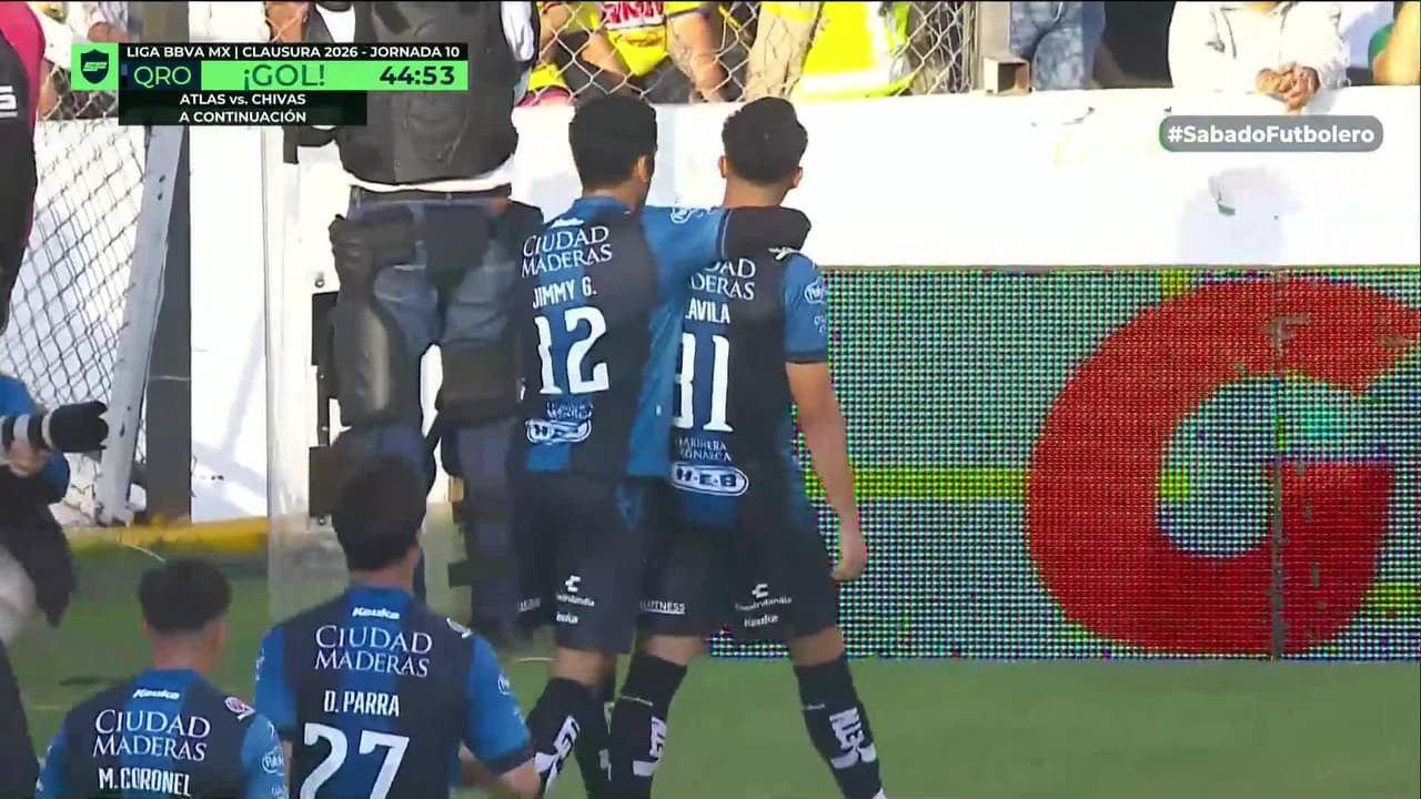 ¡Golazo de Querétaro! Ali Ávila hace explotar la Corregidora en el 1-1