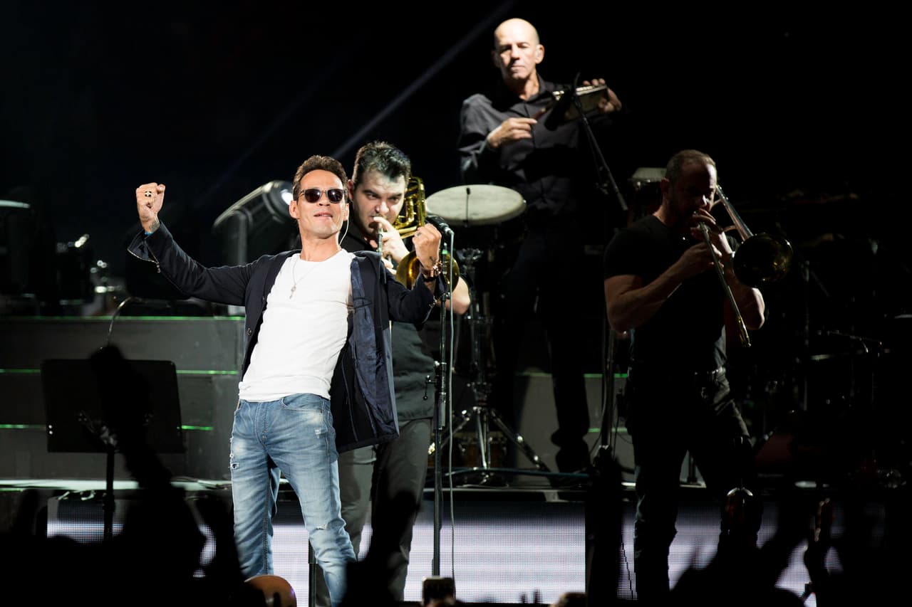 Marc Anthony en el America Airlines Arena de Miami el viernes 18 de noviembre.
