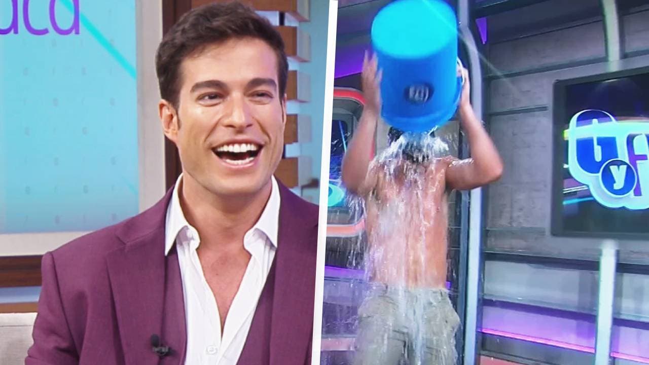 Danilo Carrera visitó el estudio de El Gordo y La Flaca para recordar su debut en el show