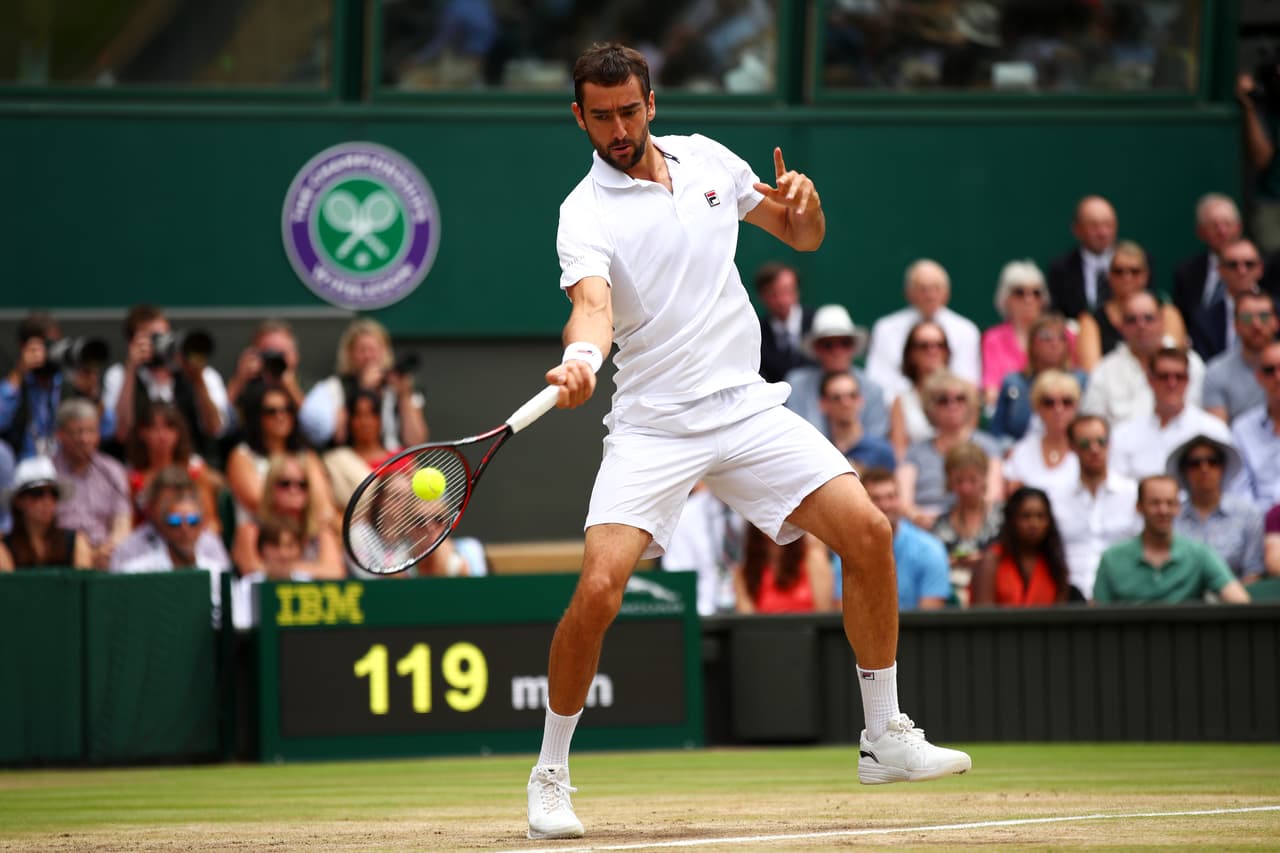Marin Cilic se ganó al públco por nunca dejar de luchar. A pesar de verse superado, intentó mantenerse en la pelea.