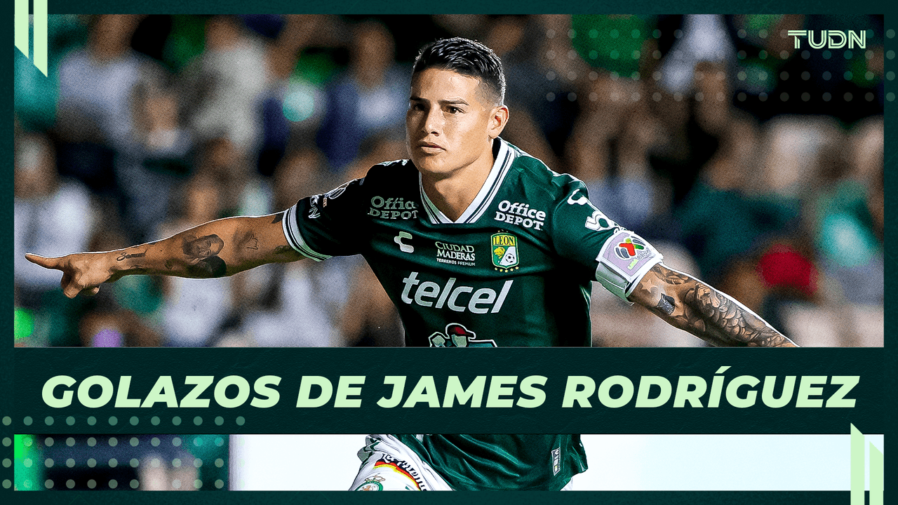 ¡Los golazos que nos regaló James Rodríguez en su paso por León!