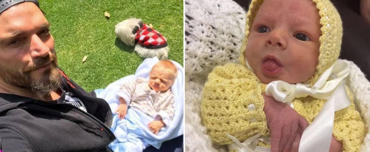 Y en medio del dolor por la ruptura, Julián Gil empezó a publicar fotos con Matías, diciendo cuánto lo extrañaba y en las que ya se veía su cara completa.