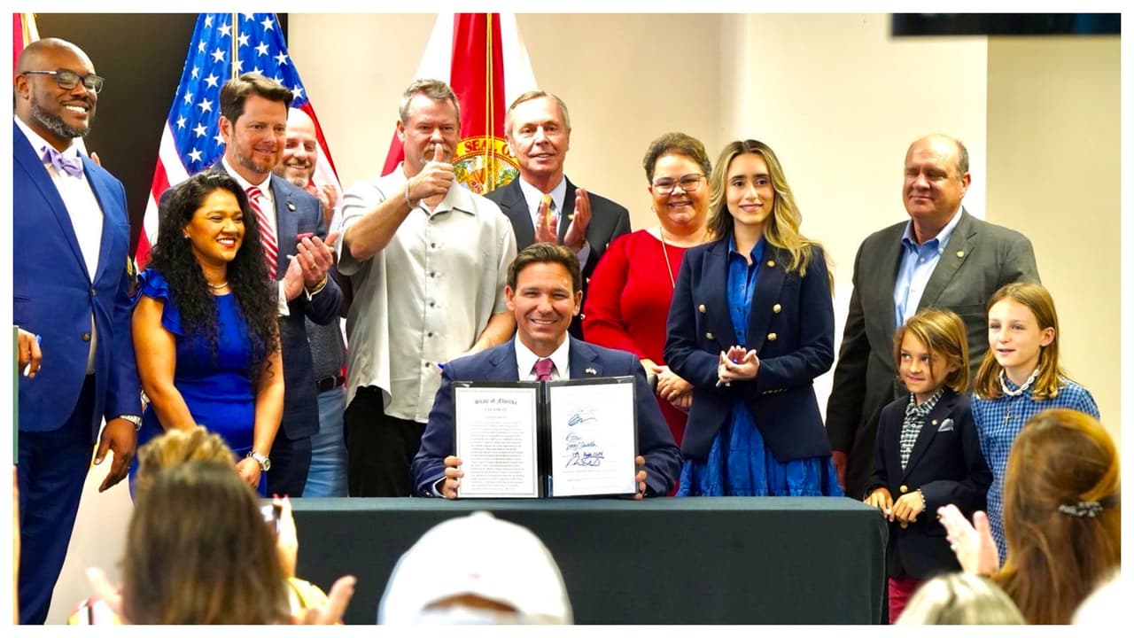 Así es la nueva ley contra ocupantes ilegales en Florida firmada por DeSantis