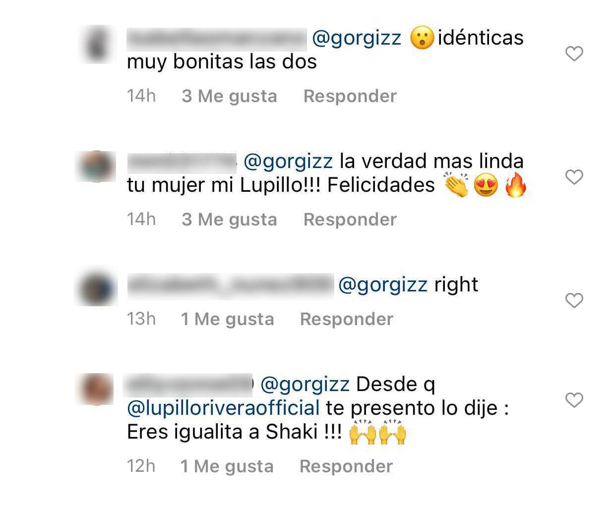 Al ver la respuesta de la jalisciense, algunos fans continuaron haciendo la comparación. Aunque Lupillo Rivera la etiquetó en la publicación, hasta el mediodía del domingo 30, Shakira no había reaccionado.