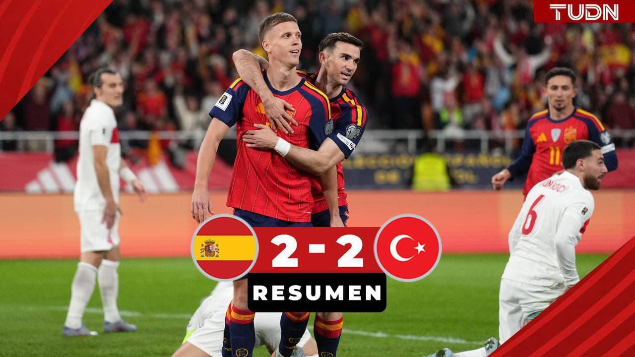 Resumen | España empata con Turquía y se clasifica al Mundial 2026