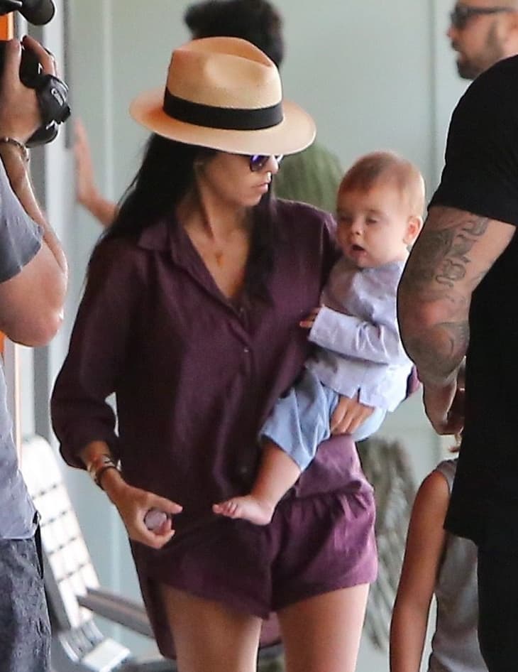 Kourtney con Reign.