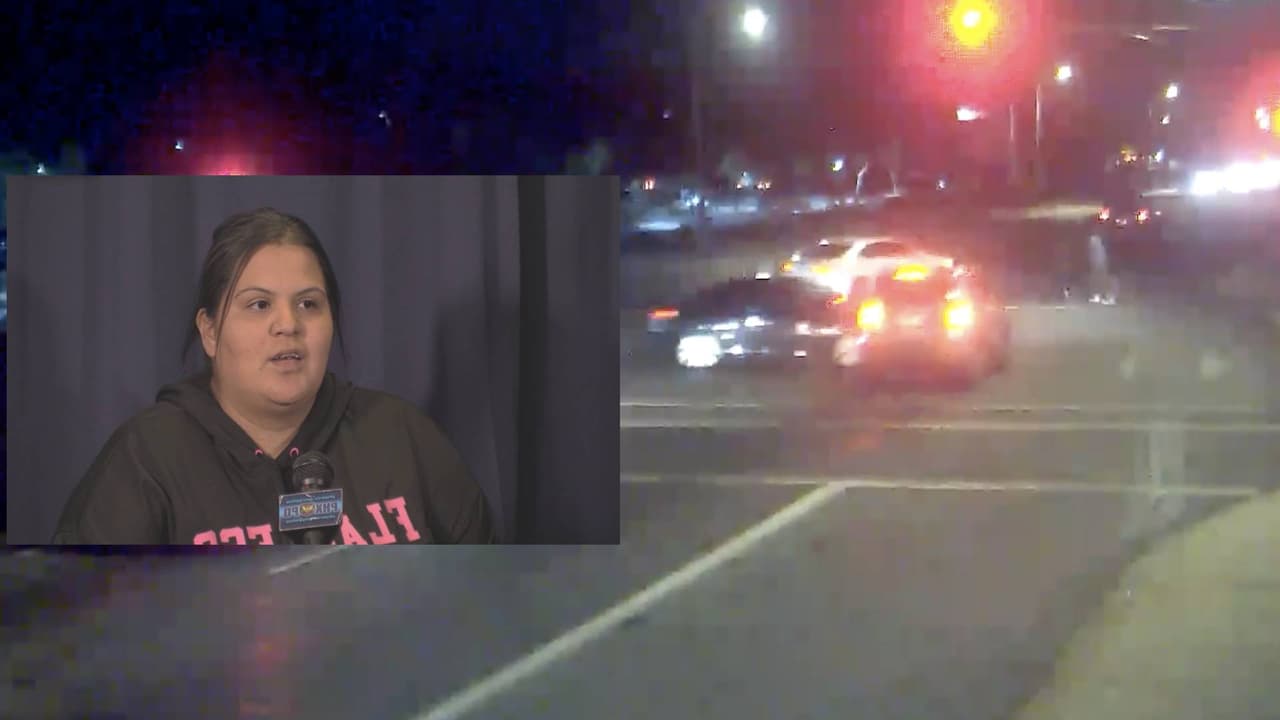 Habla la mujer que chocó con otro auto, salvando la vida de unos peatones 