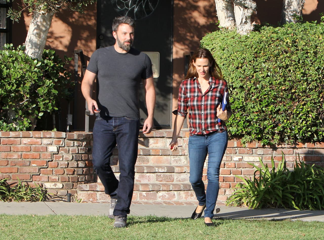 Ben y Jen, muy sonrientes.