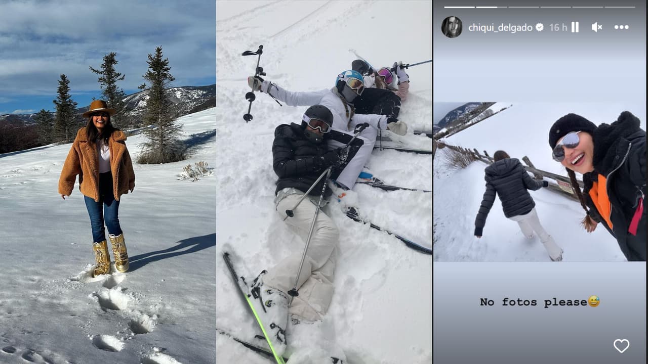 A 'Chiqui' Delgado le han fascinado sus vacaciones en Aspen al lado de Jorge Ramos.