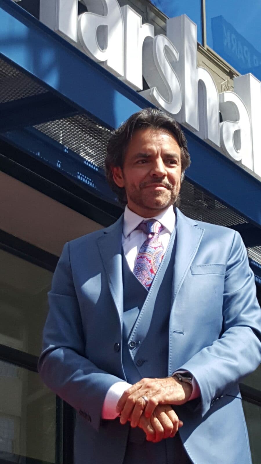 Eugenio no podía ocultar la emoción.