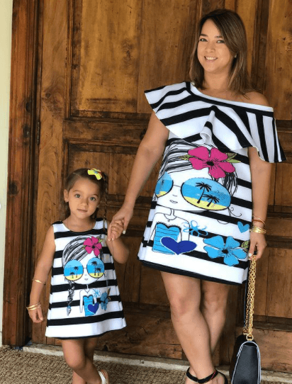 Adamari disfruta de combinar sus atuendos con los de Alaïa, mostrando su gran complicidad cada vez que lo hacen.