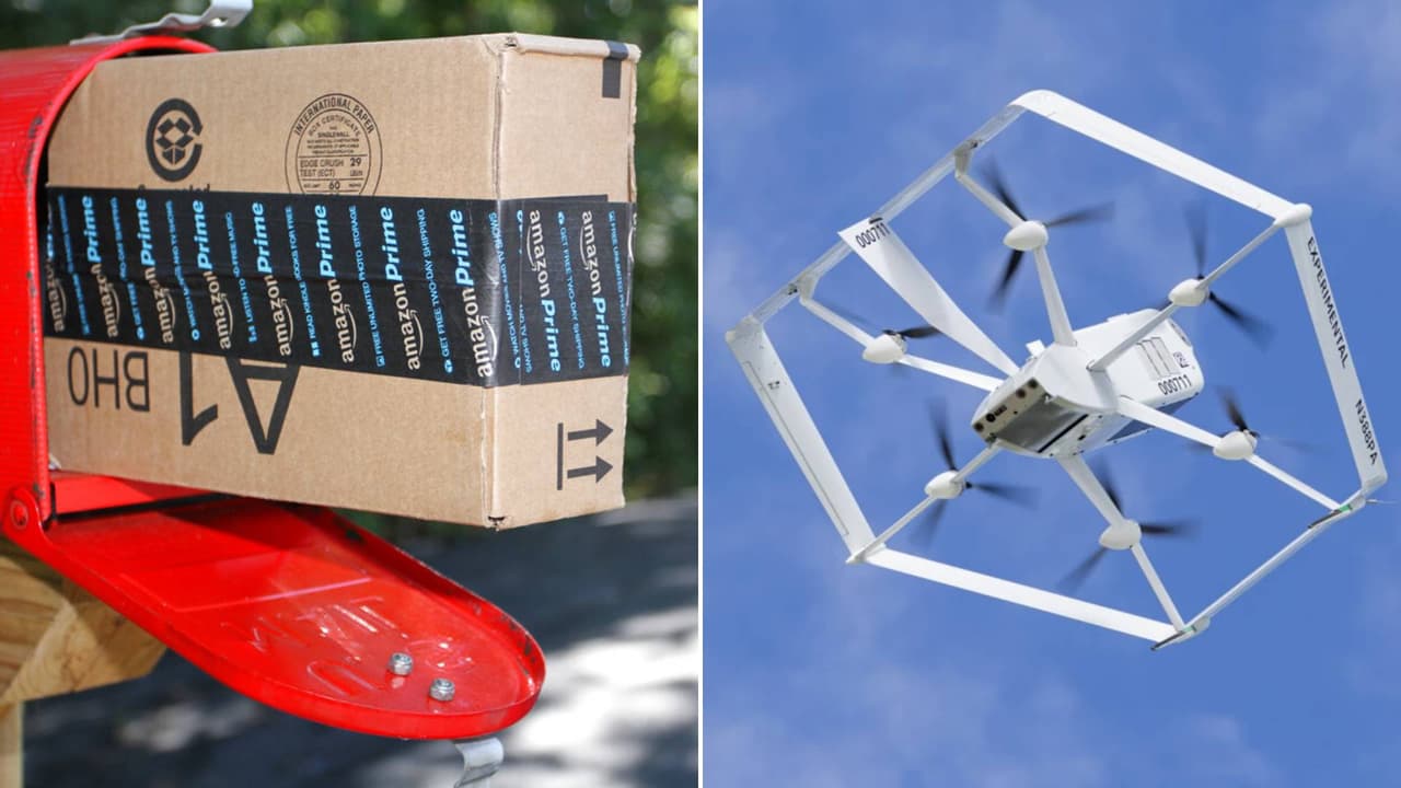 Amazon realiza las primeras entregas con drones en el Valle Central