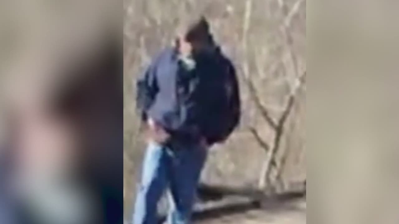 Imágenes captadas con una cámara del presunto homicida.