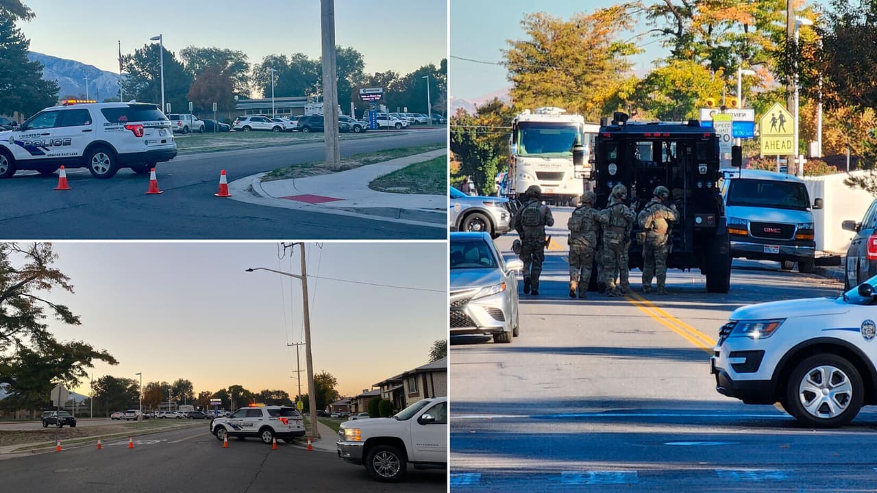 Sospechoso atrincherado en casa de Midvale fue hallado muerto por herida de bala autoinfligida, según la policía 