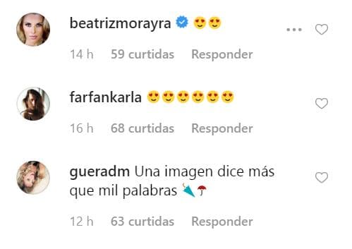 Karla Farfán y Beatriz Morayra también se sumaron a la cadena de reacciones por la foto de Paulina y quien podría ser su nuevo galán.