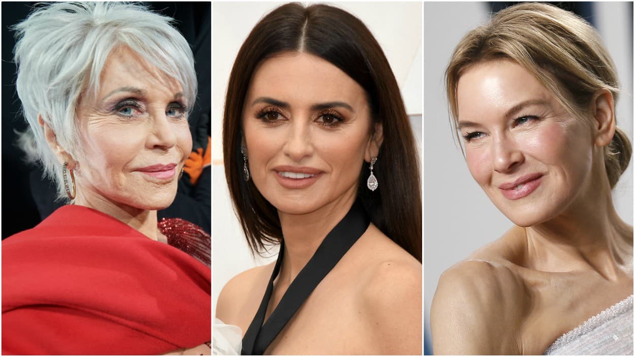 Fuera la careta: las famosas muestran con orgullo sus arrugas e imperfecciones en los Oscar