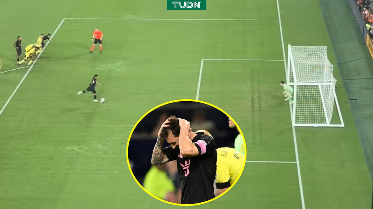 Messi falla penal y el Inter Miami termina goleado en la MLS