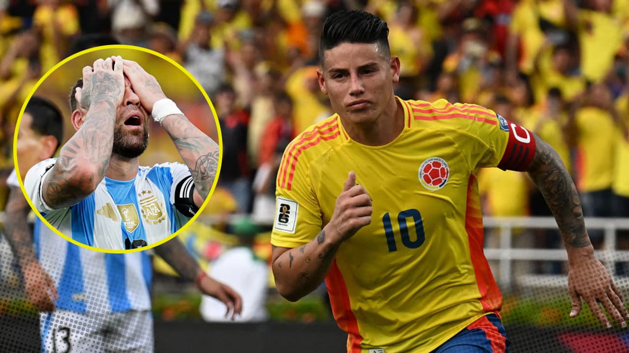 Colombia vence a Argentina y se acerca al liderato de las eliminatorias