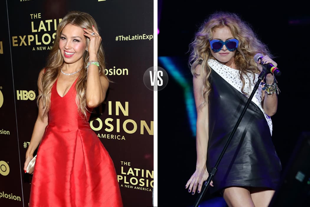 No es la primera vez que se dice que entre ellas dos hay rivalidad y competencia, hace unos meses se especuló que al igual que 'Pau', Thalía también estaba embarazada.
