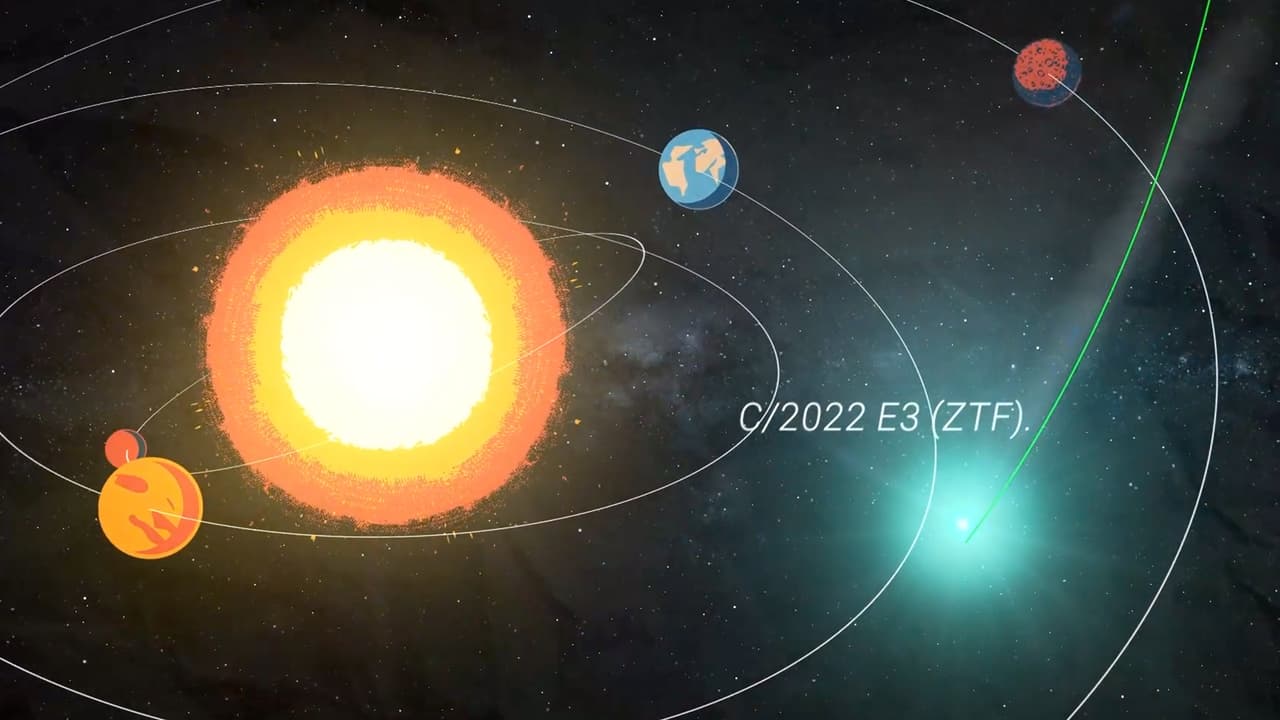 El cometa pasa cada 50,000 años cerca de la Tierra.