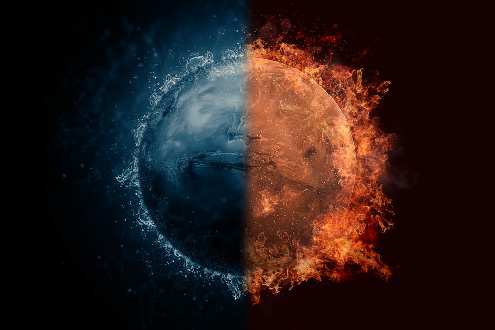 Pero Marte en sí no es ni negativo ni positivo; simboliza nuestra energía que tiende a buscar la exteriorización, la expresión de nuestros deseos.