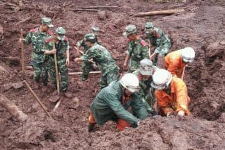 La devastación en Yunnan.