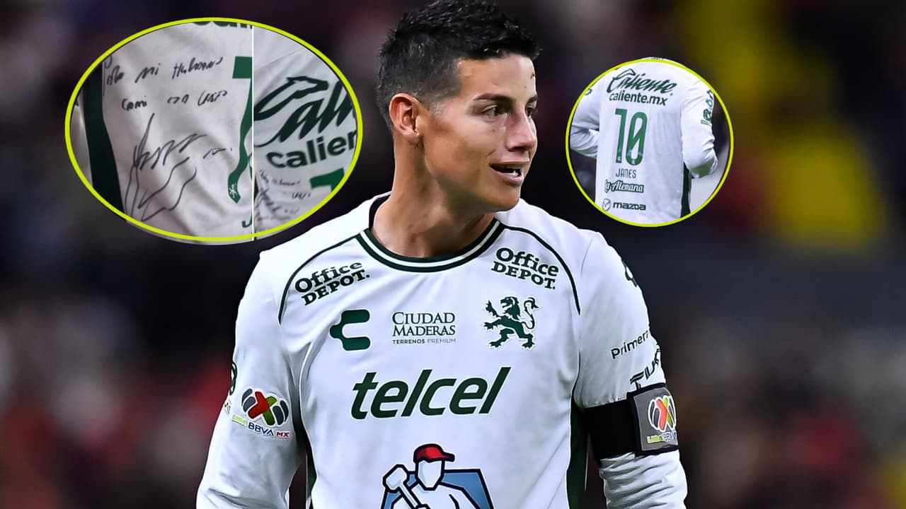 El detalle de James Rodríguez tras el partido ante Atlas