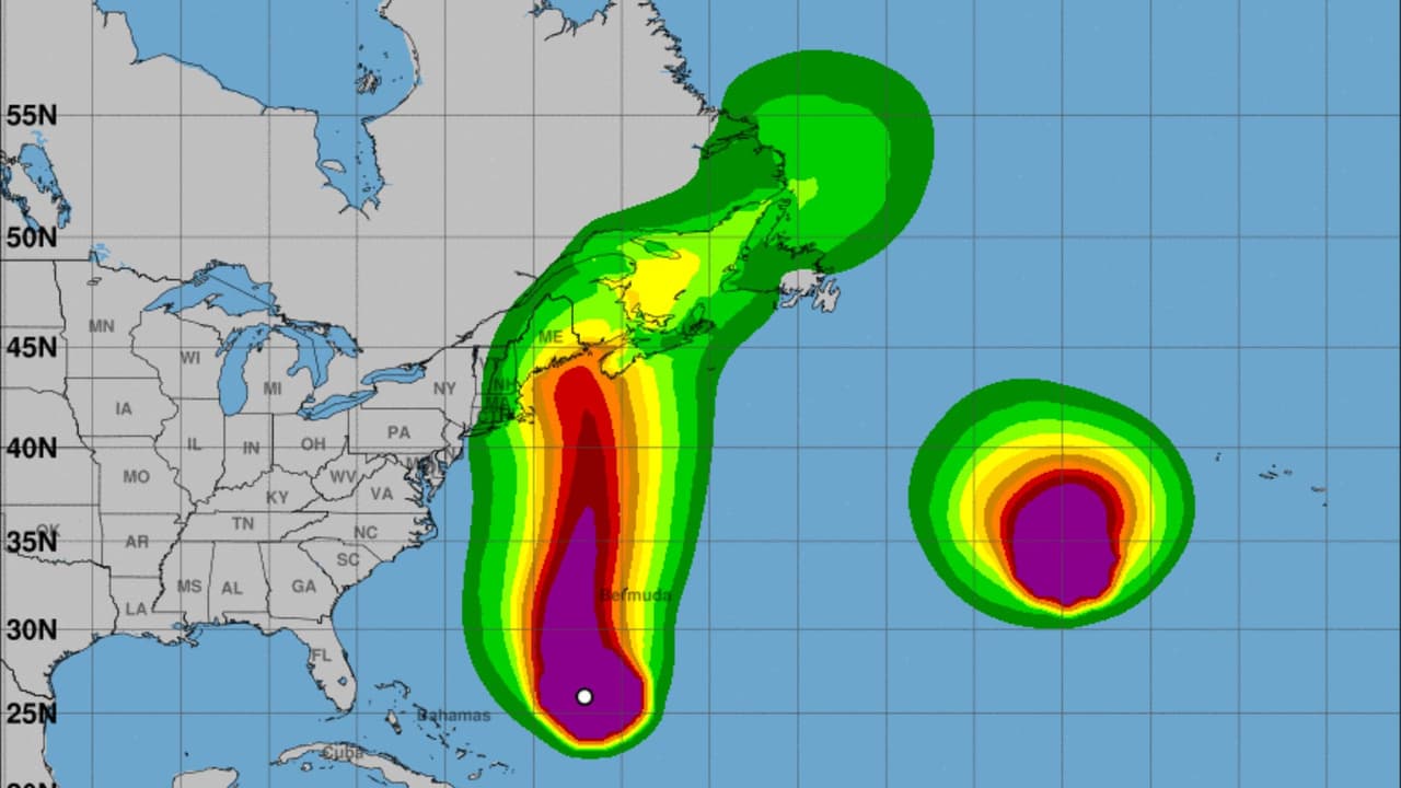 El Huracán Lee se aleja de Puerto Rico y avanza hacia Nueva Inglaterra y Canadá
