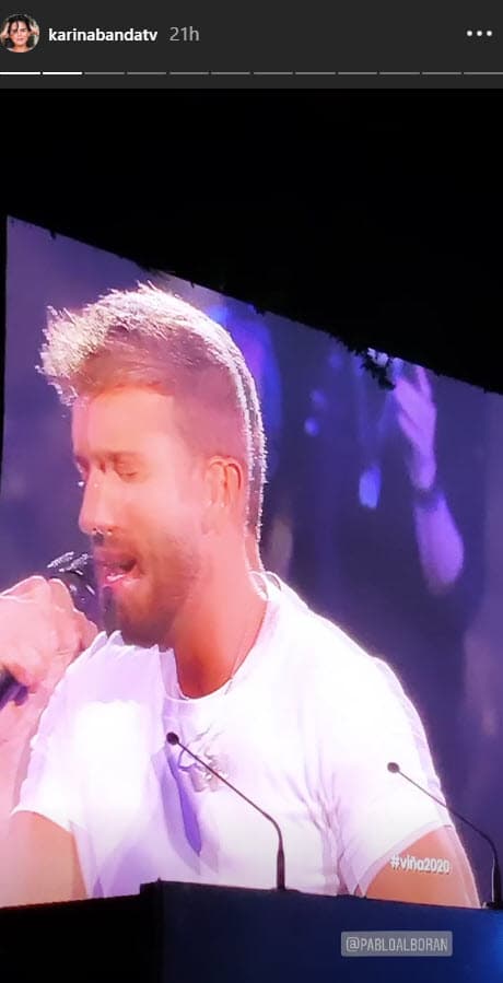 La prometida de Carlos Ponce 
<b>se mostró muy emocionada al disfrutar del evento</b>, pues compartió varios videos del concierto en sus historias de Instagram, incluso, hizo un en vivo de la presentación.
<br>