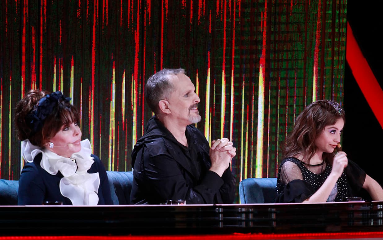 En las siguientes galas, Miguel Bosé siguió sintiéndose fascinado con la voz de Taisia.