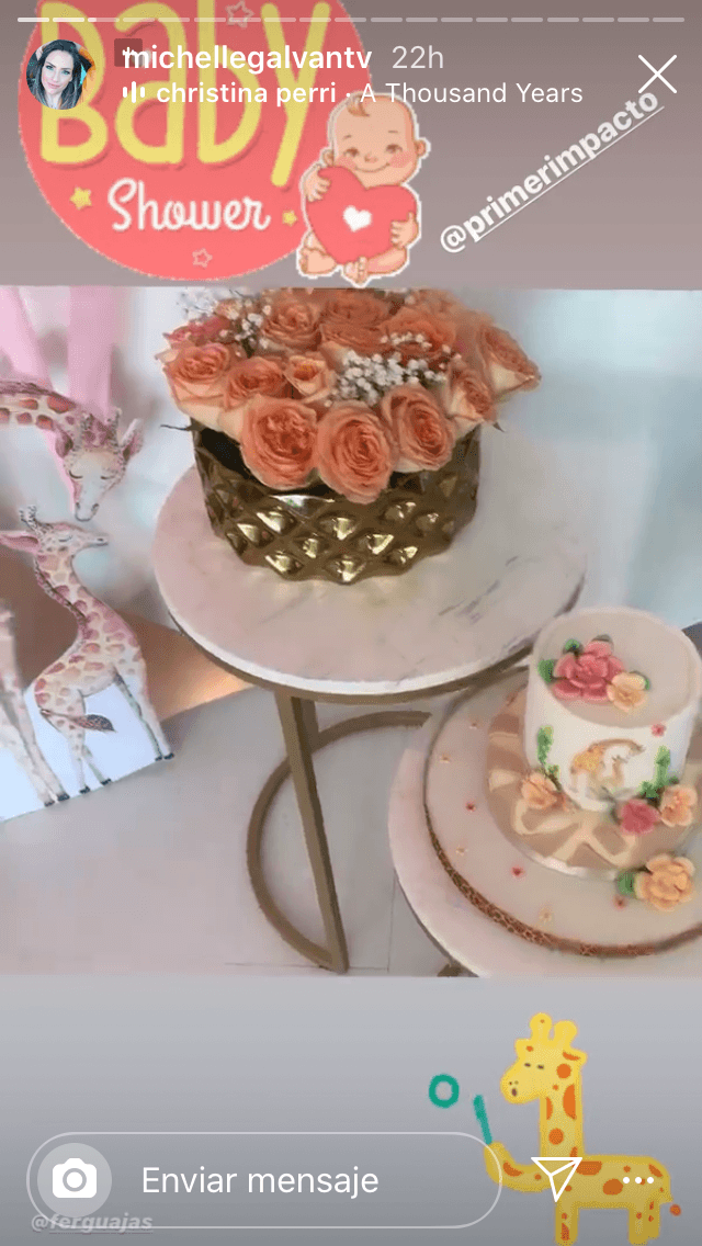 El pasado 14 de febrero, Michelle Galván reveló públicamente que 
<b><a href="https://www.univision.com/famosos/michelle-galvan-tiene-casi-4-meses-de-embarazo-estoy-segura-que-esta-nueva-historia-va-a-tener-un-final-feliz-fotos" target="_blank">está embarazada. </a></b>
<br>