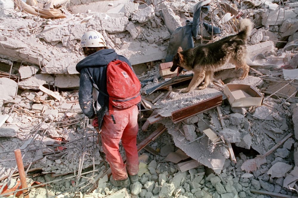 Solidaridad por terremoto en México 1985.
