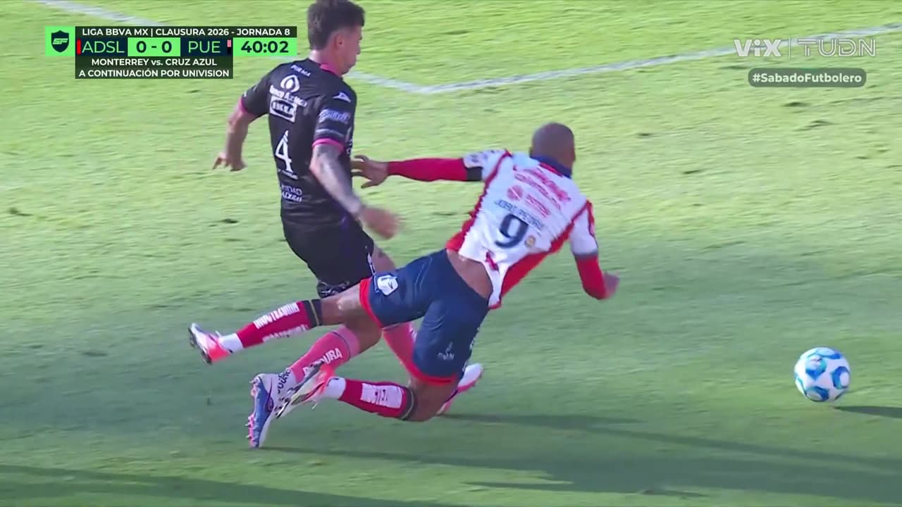 ¿Era penal sobre Joao Pedro? Mira la polémica entre Atlético San Luis y Puebla