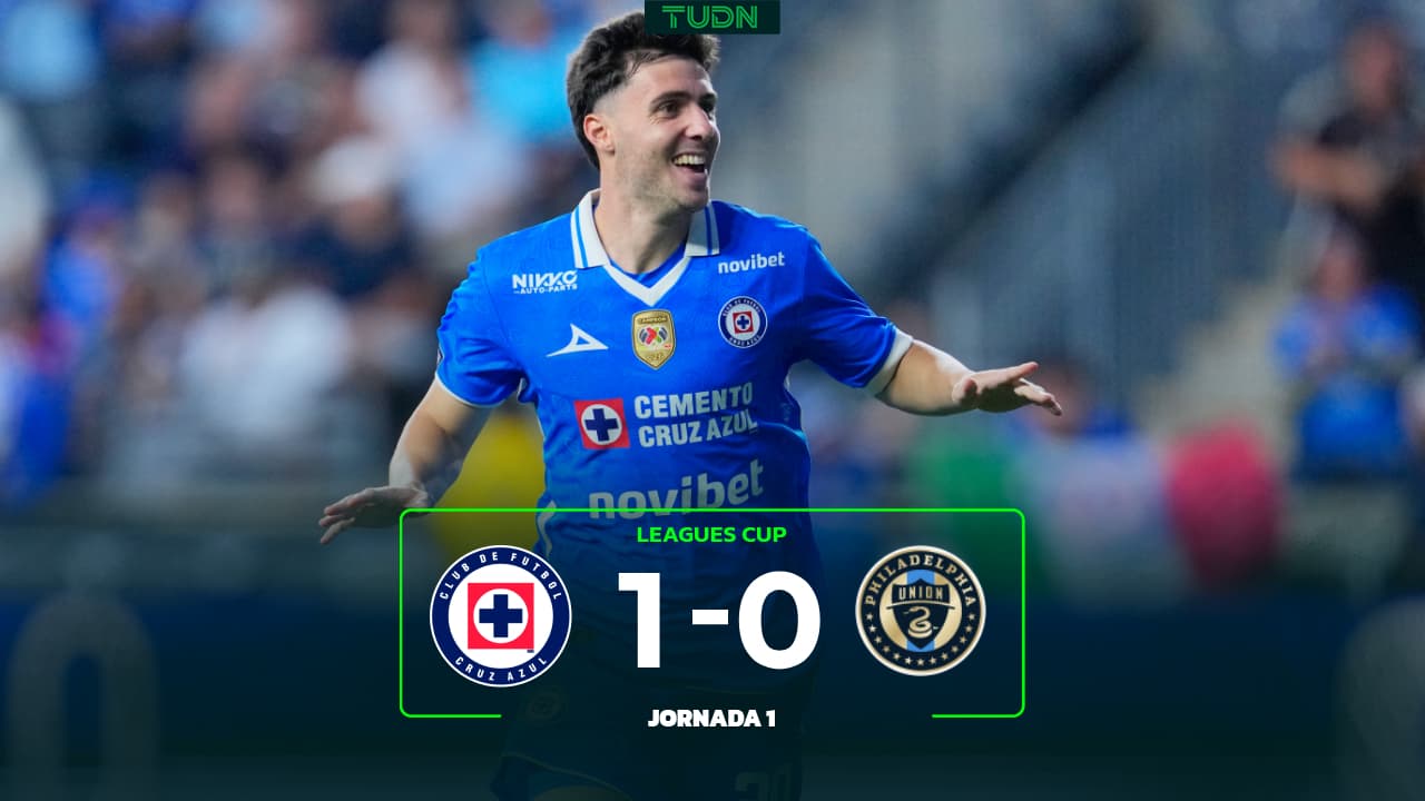 Resumen | Cruz Azul gana al Philadelphia Union en Leagues Cup