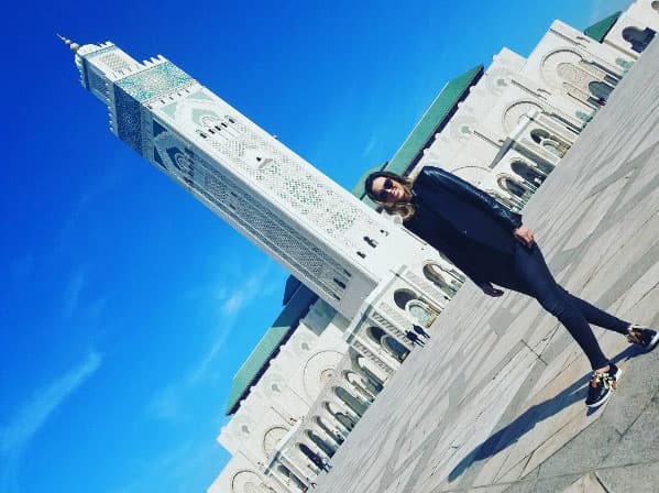 Ambos quedaron maravillados con la arquitectura del lugar: "Conociendo Casablanca...".