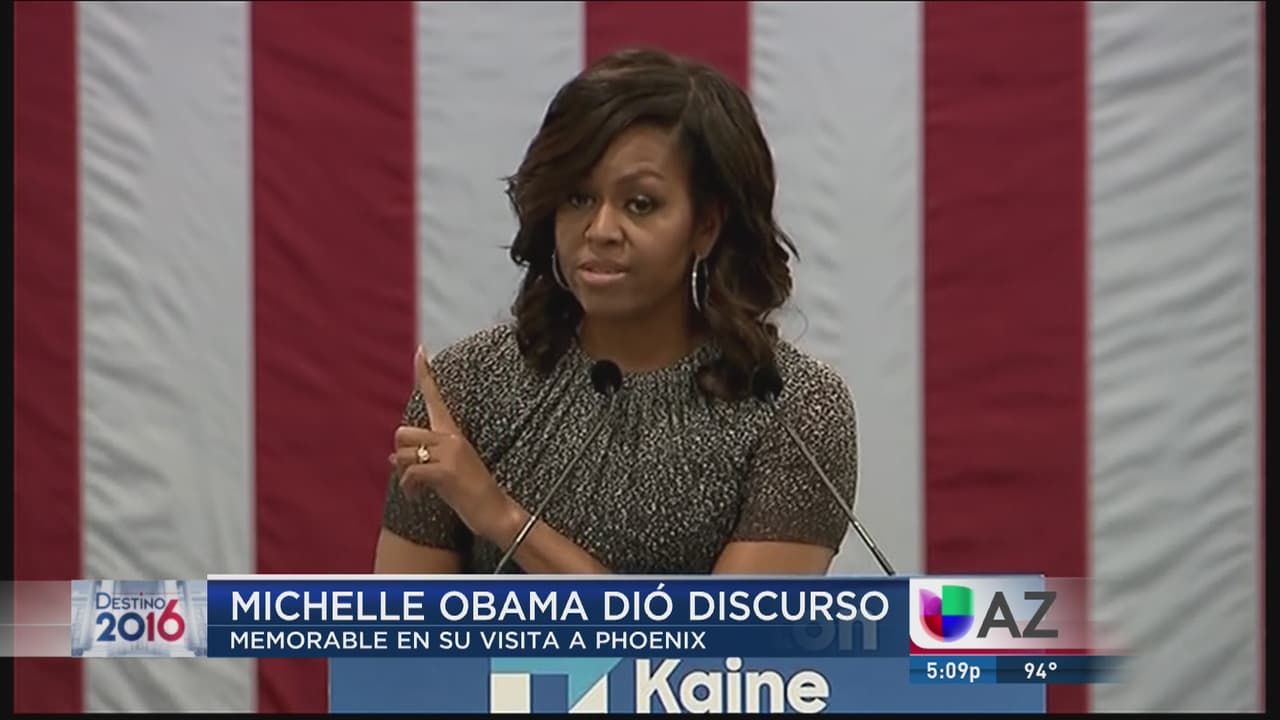 Michelle Obama da un memorable discurso en Arizona 