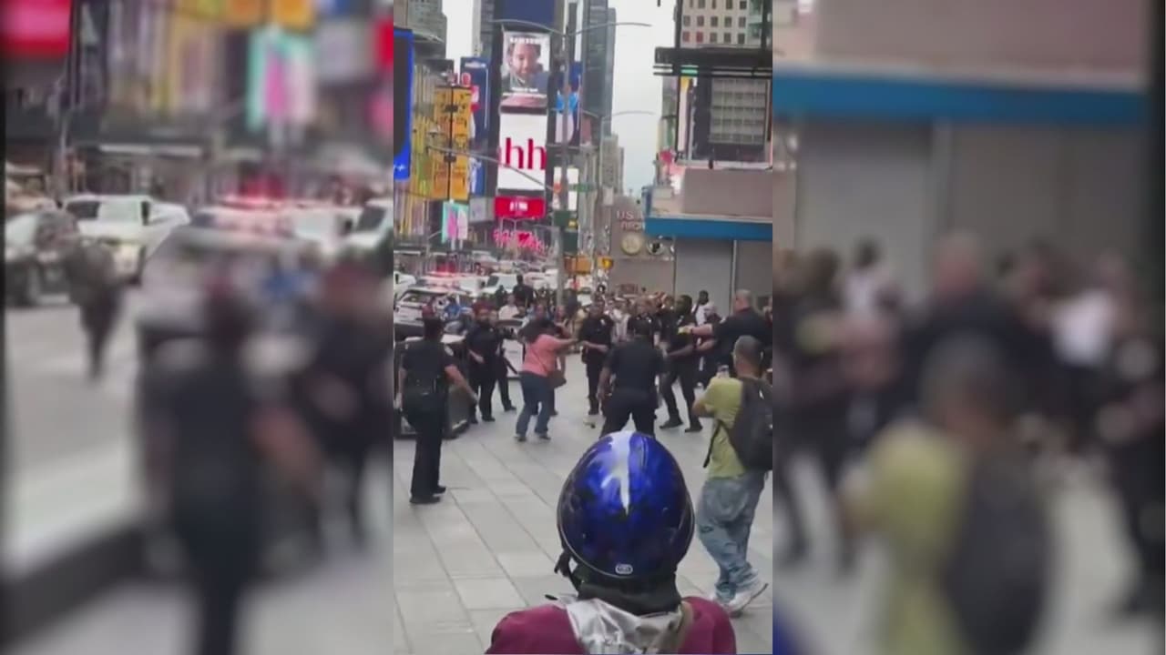 Tiroteo en Times Square hoy: Disparan a mujer acusada de apuñalar a varias personas