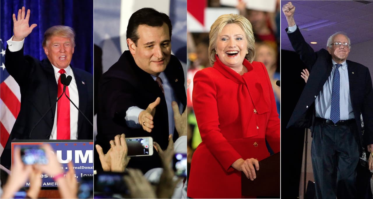 Ganadores y perdedores del caucus de Iowa