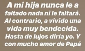 Lorenzo Méndez compartió este mensaje a través de Historias de Instagram.