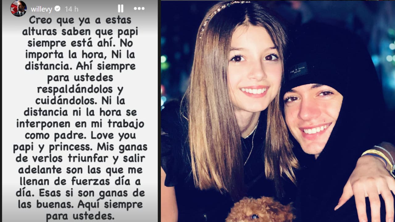 Este es el mensaje que William Levy publicó de manera sorpresiva para sus hijos.