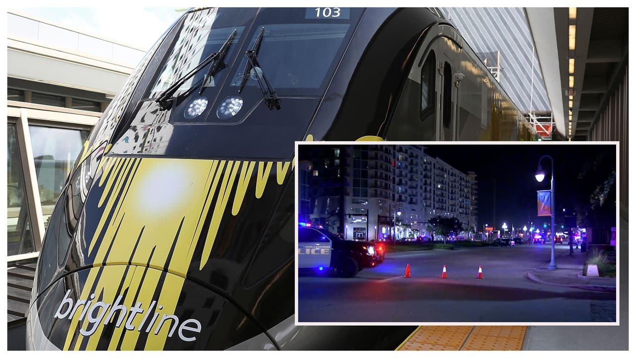 Hombre muere al ser atropellado por un tren de Brightline en Broward