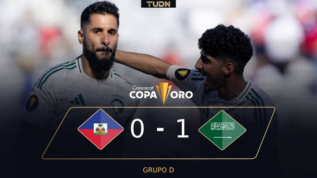 Resumen | Arabia Saudita suma sus tres primeros puntos en Copa Oro