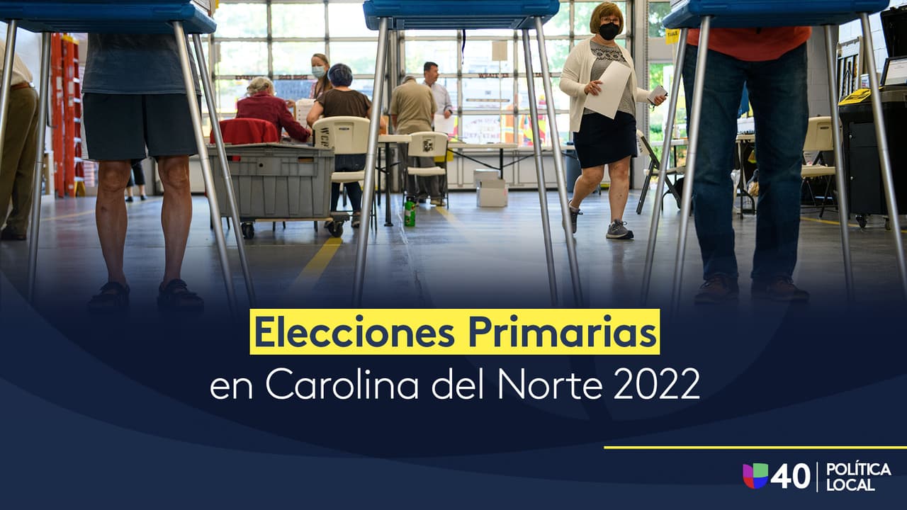 Primarias 2022: horarios, candidatos y lo que debes saber de las elecciones de hoy en Carolina del Norte