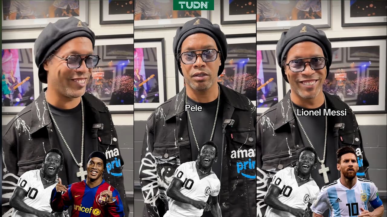 No es Messi: Ronaldinho sorprende al elegir al mejor futbolista de la historia