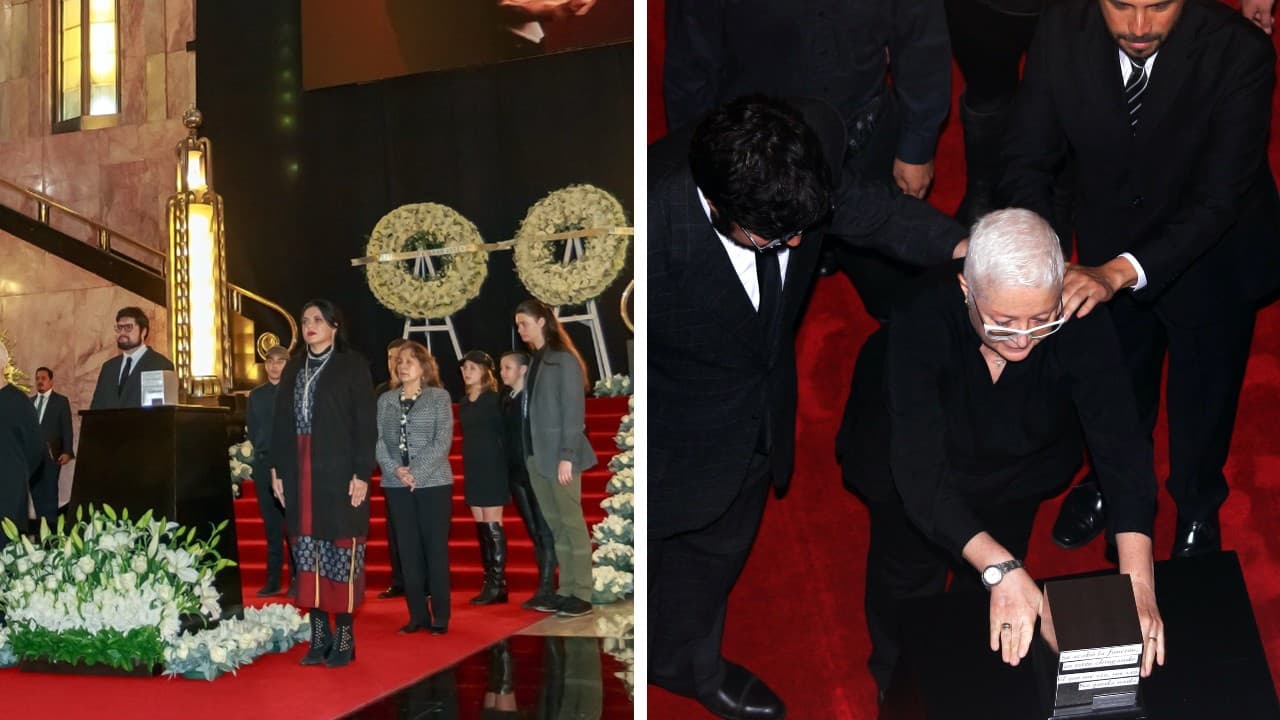 El homenaje póstumo al actor Héctor Bonilla en El Palacio de Bellas Artes de la Ciudad de México.