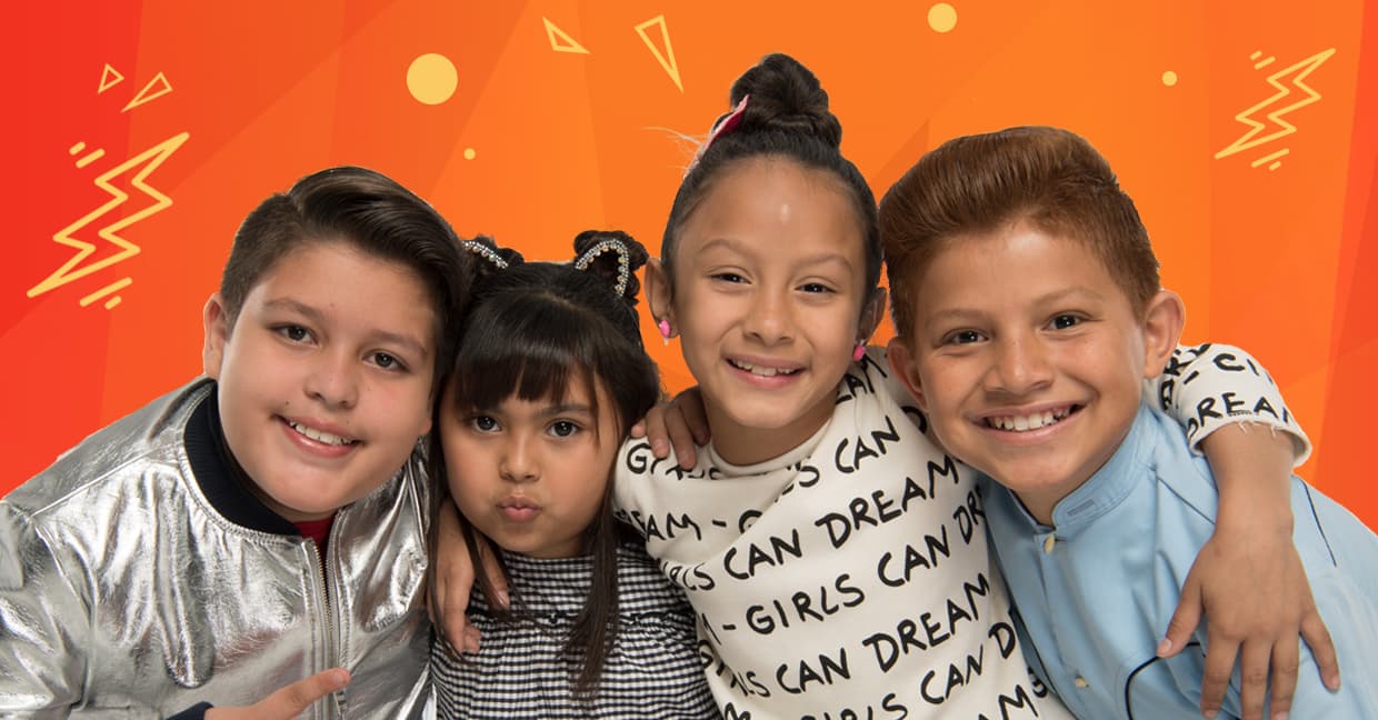 Los Súper Powers: Natalia Gómez, Rodrigo Pérez 'Canelito', Jazlyn Quintero y Aramis Ojeda