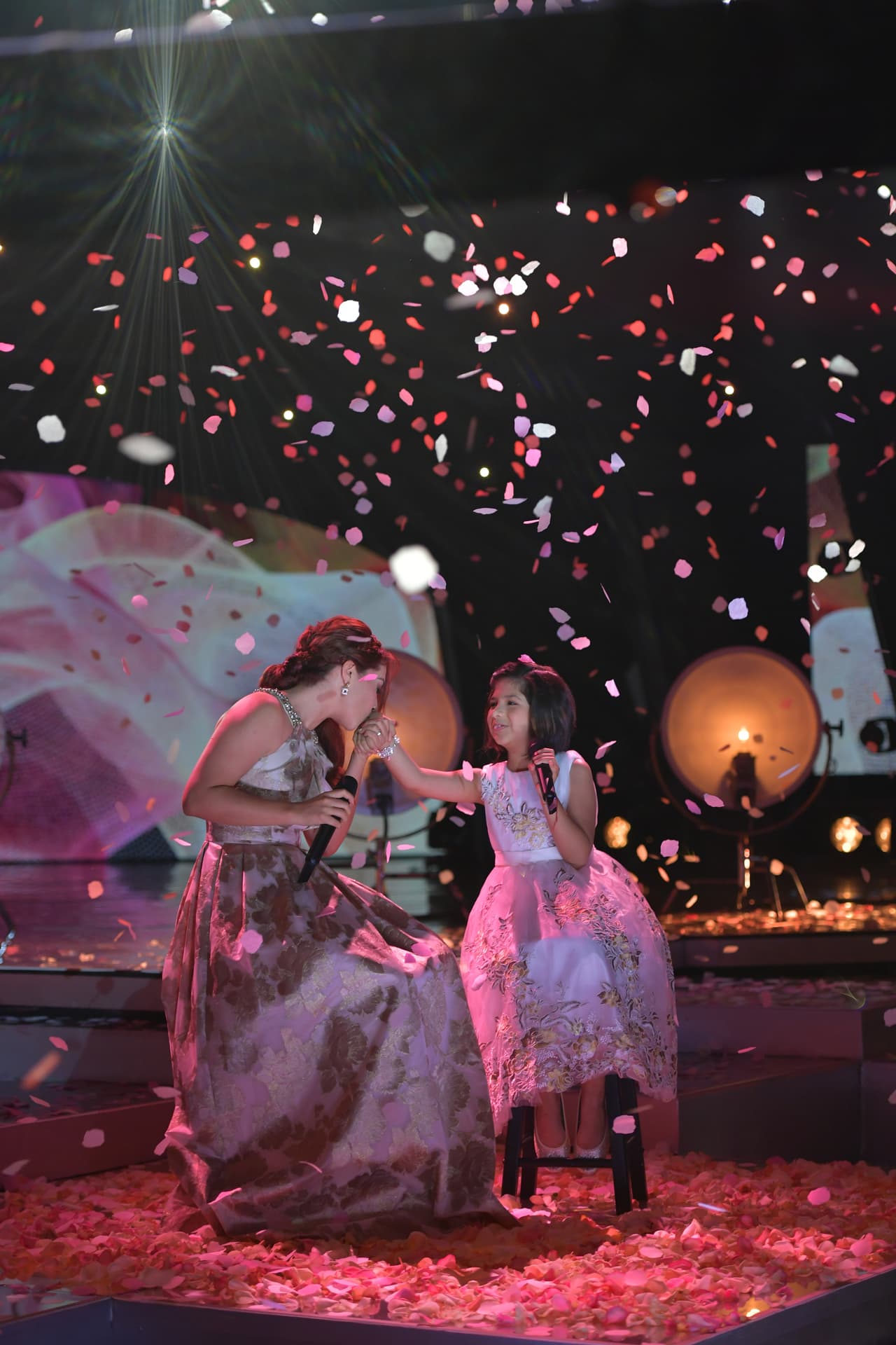 El cierre perfecto para su número musical.