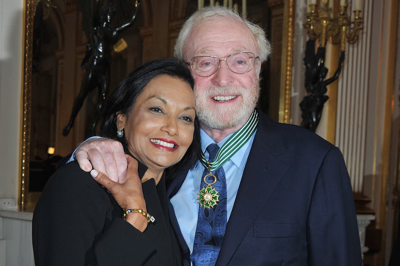 Michael Caine y Shakira Baksh se casaron el 8 de enero de 1973 en Las Vegas.