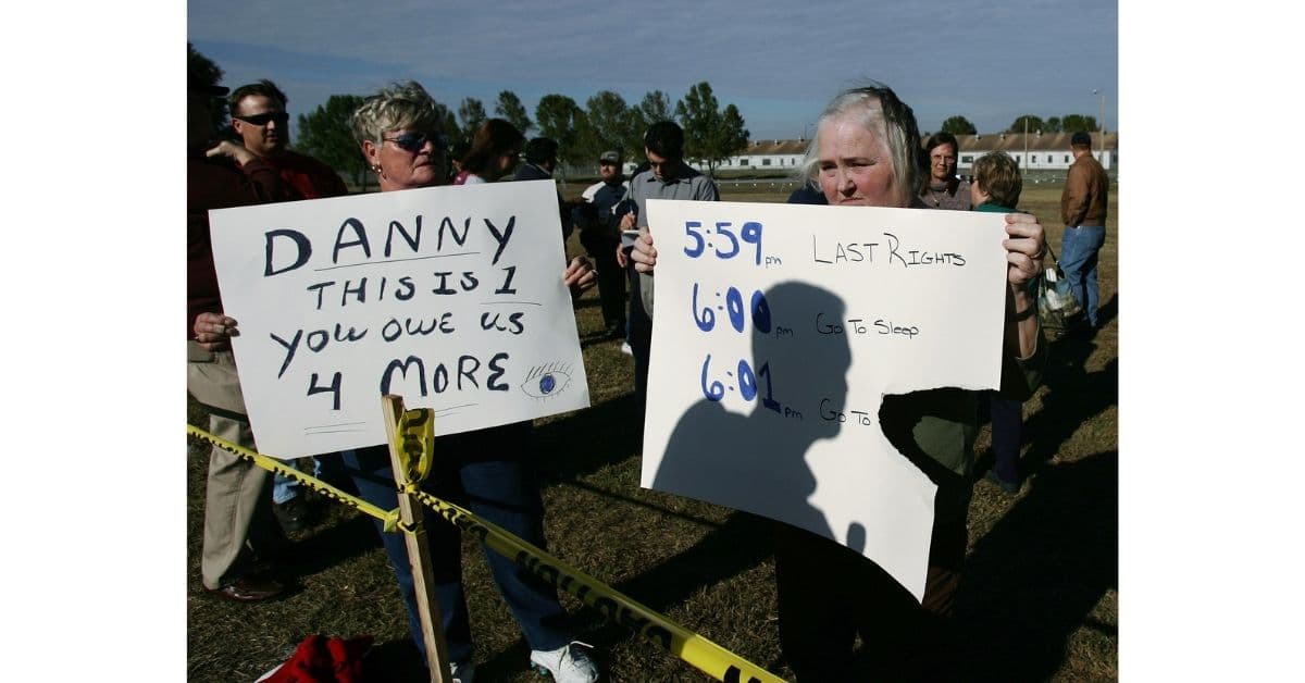 marcha en contra de Danny Rolling